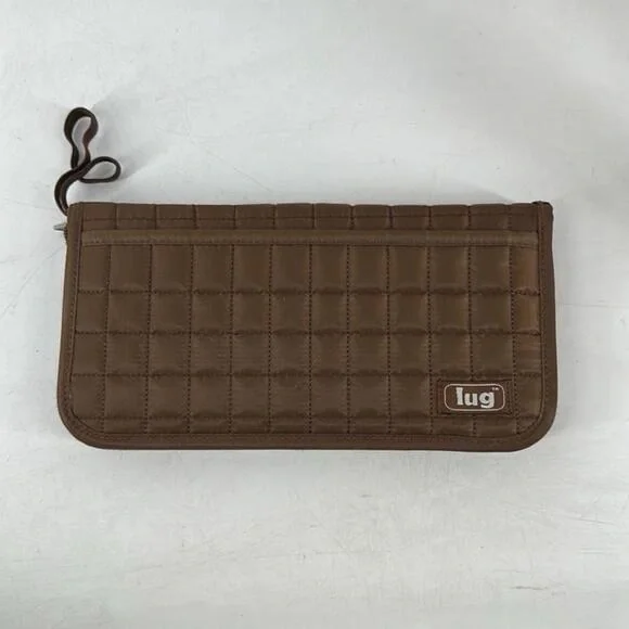 Lug Tango Travel Wallet passport holder sleeve vacation luggage brown - Picture 8 of 16